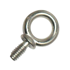 Shoulder Type Machinery Eye Bolt - 1/4" x 9/16"  (Stainless Steel) 