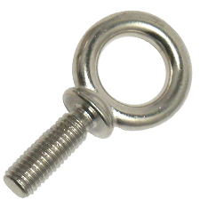 Shoulder Type Machinery Eye Bolt - 1/2" x 1-1/2"  (Stainless Steel) 
