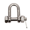 5/16" Stainless Steel Bolt Type Chain Shackle 