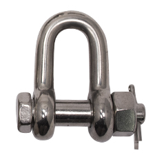 1/2" Stainless Steel Bolt Type Chain Shackle 