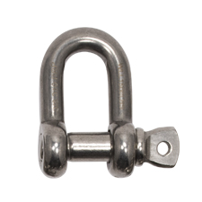 3/8" Stainless Steel Screw Pin Chain Shackle 