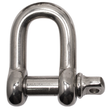 3/4" Stainless Steel Screw Pin Chain Shackle 