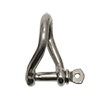 1/4" Stainless Steel  Screw Pin Twisted Anchor Shackle 