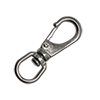 Stainless Steel Swivel Eye Snap Hook (1/2")