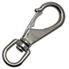 Stainless Steel Swivel Eye Snap Hook (7/8")