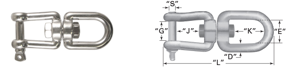 eye & eye swivel