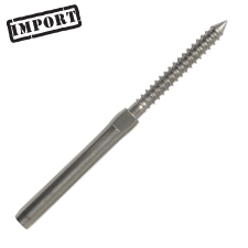 Handy Crimp Lag Stud w/ Wrench Flats  - 3/16" 