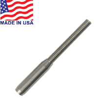 Top Hat Threaded Stud - 1/8" 