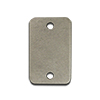 Stainless Steel Base Plate 2 1/2" x 4" x 1/4" - Mill Finish 