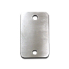 Stainless Steel Base Plate 2 1/2" x 4" x 1/4" - Brushed Finish 