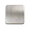 Stainless Steel Base Plate 4" x 4" x 1/4" - Brushed Finish 