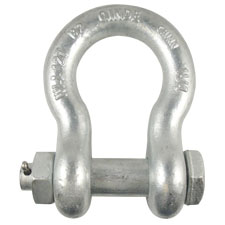 1-1/4" Bolt Type Anchor Shackle (Galvanized) 