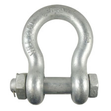 1-3/8" Bolt Type Anchor Shackle (Galvanized) 