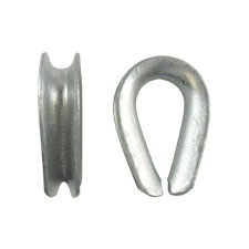 3/8" Heavy Duty Galvanized Thimbles 