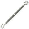 Hook & Hook Turnbuckles 5/8" x 18" (Galvanized)