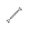 Jaw & Jaw Turnbuckles 1/4" x 4" (Galvanized)