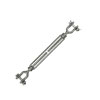 Jaw & Jaw Turnbuckles 3/8" x 6" (Galvanized)