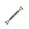 Jaw & Jaw Turnbuckles 1/2" x 6" (Galvanized)