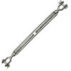 Jaw & Jaw Turnbuckles 3/4" x 18" (Galvanized)