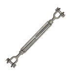 Jaw & Jaw Turnbuckles 7/8" x 12" (Galvanized)