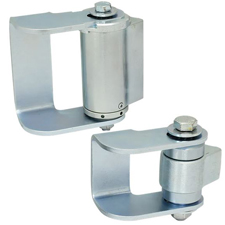 BadAss&trade; Face Mount  Self-Closing Weld-on Gate Hinge Set - CI3850FM 